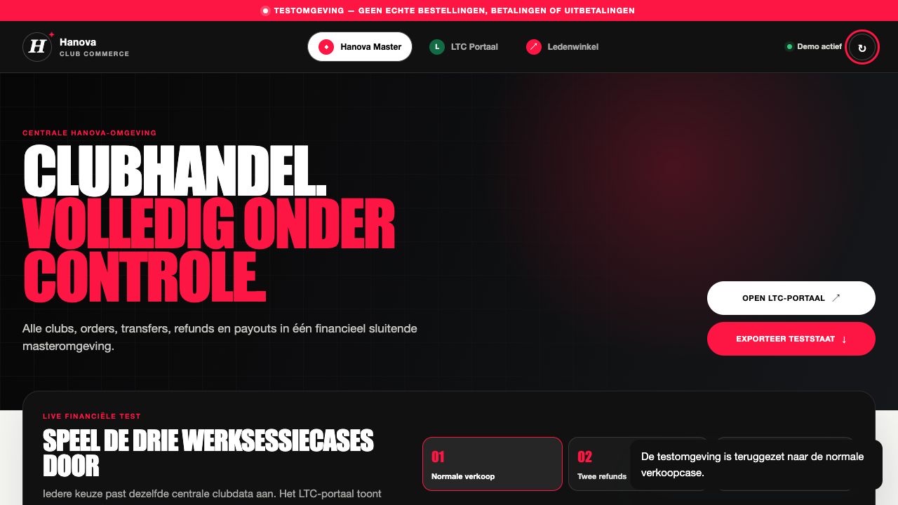 Commerce-controlroom voor winkels, producten, orders en finance