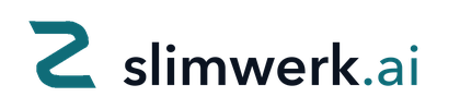 Slimwerk.ai logo voor een lichte achtergrond